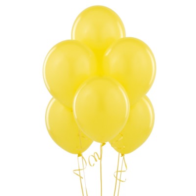 Balloons latex yellow x10